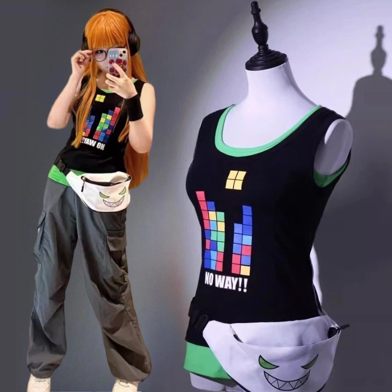 Knitted Vest Women - زي تنكري أنمي ساكورا فوتابا، سترة