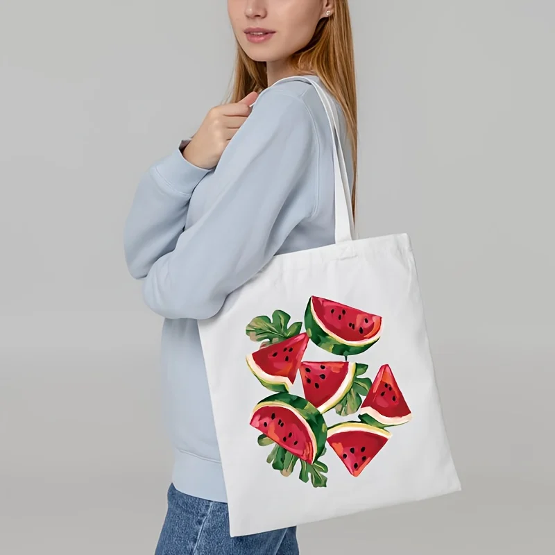 حقيبة حمل قماشية عصرية مطبوعة  - مراجعة Canvas Tote Bag وسعره