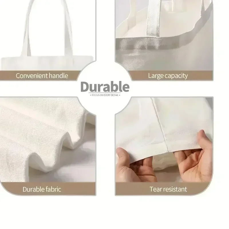 حقيبة حمل قماشية عصرية مطبوعة  - مراجعة Canvas Tote Bag وسعره