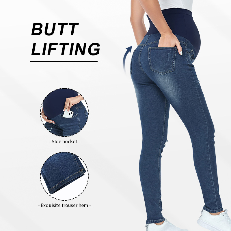 الخريف والشتاء جديد ضيق عالية  - مراجعة Mom Jeans Women وسعره