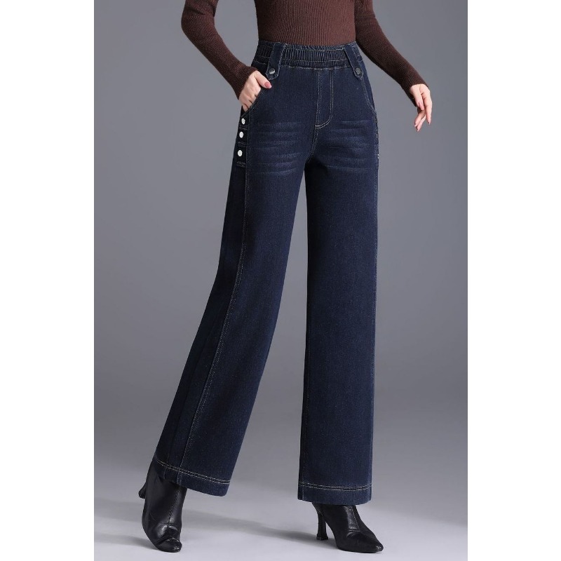 بنطلون جينز نسائي للربيع والخر - مراجعة Mom Jeans Women وسعره