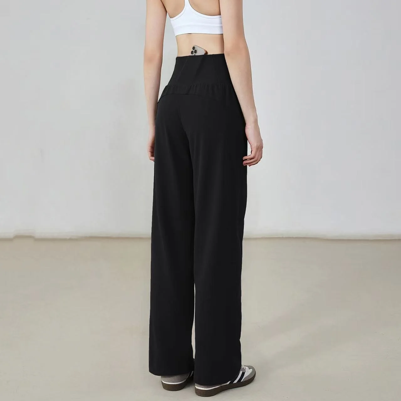 بنطلون رياضي نسائي فضفاض مستقي - مراجعة Women'S Fashion Trousers وسعره