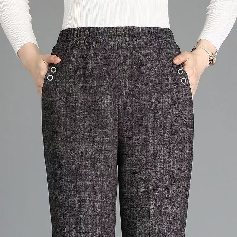 بنطلون كاجوال بخصر مرتفع وساق  - مراجعة Mom Jeans Women وسعره