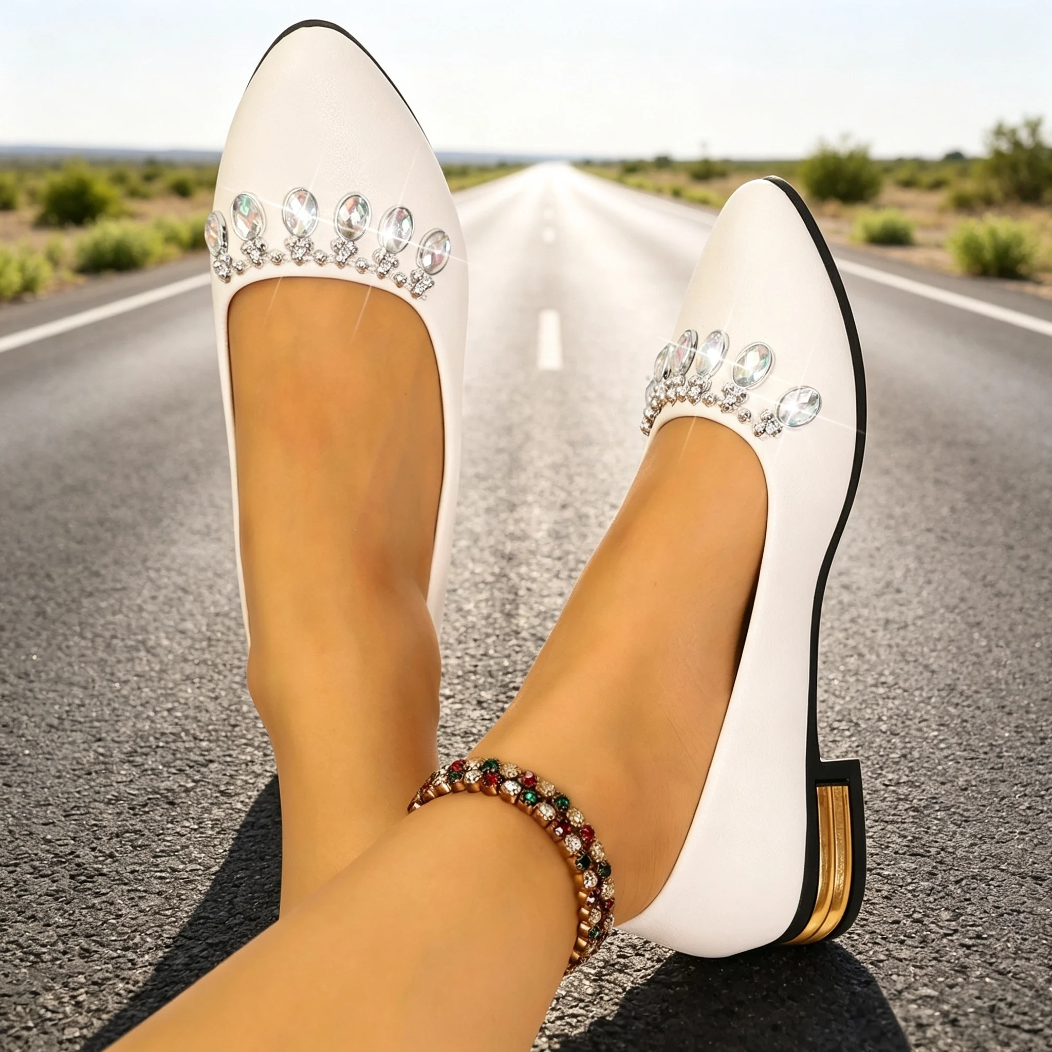أحذية نسائية مسطحة ذات مقدمة م - مراجعة Women'S Fashion Day وسعره