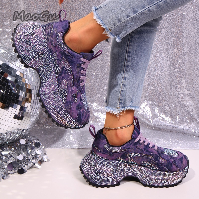 موضة حجر الراين المرأة أحذية ر - مراجعة Women'S Fashion Gym Shoes وسعره
