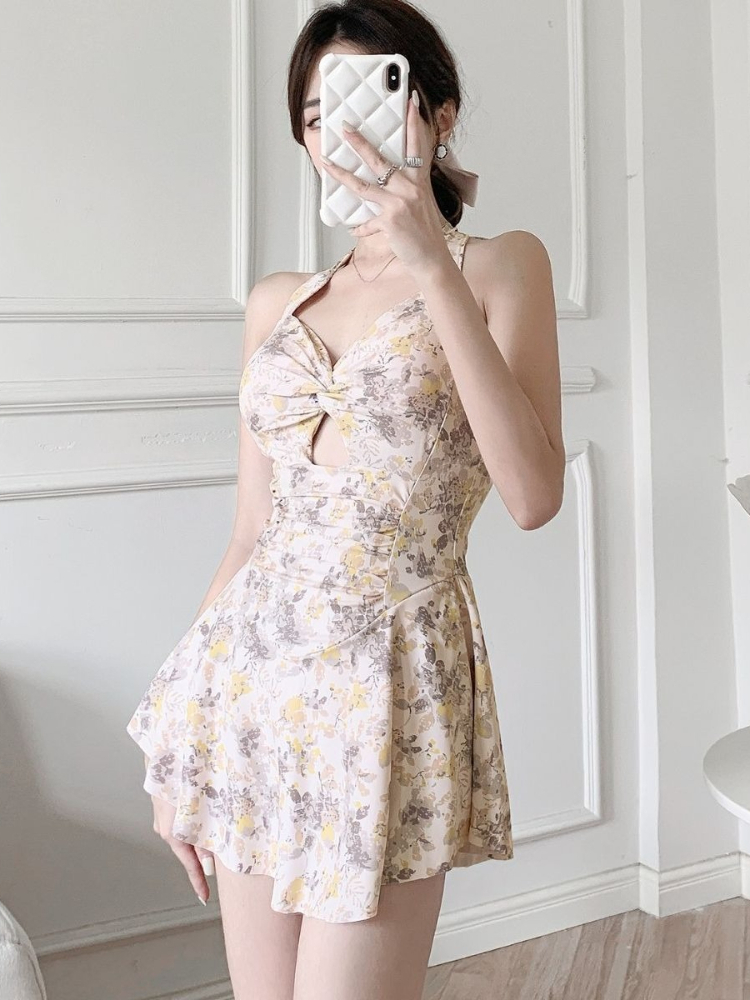 بدلة سباحة نسائية جديدة للصيف  - مراجعة Floral Summer Dress وسعره