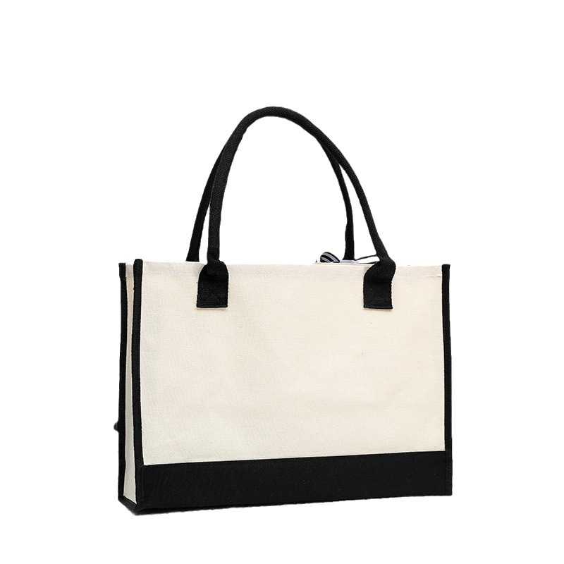 حقيبة يد جلدية مطبوعة بأحرف، ح - مراجعة Canvas Tote Bag وسعره