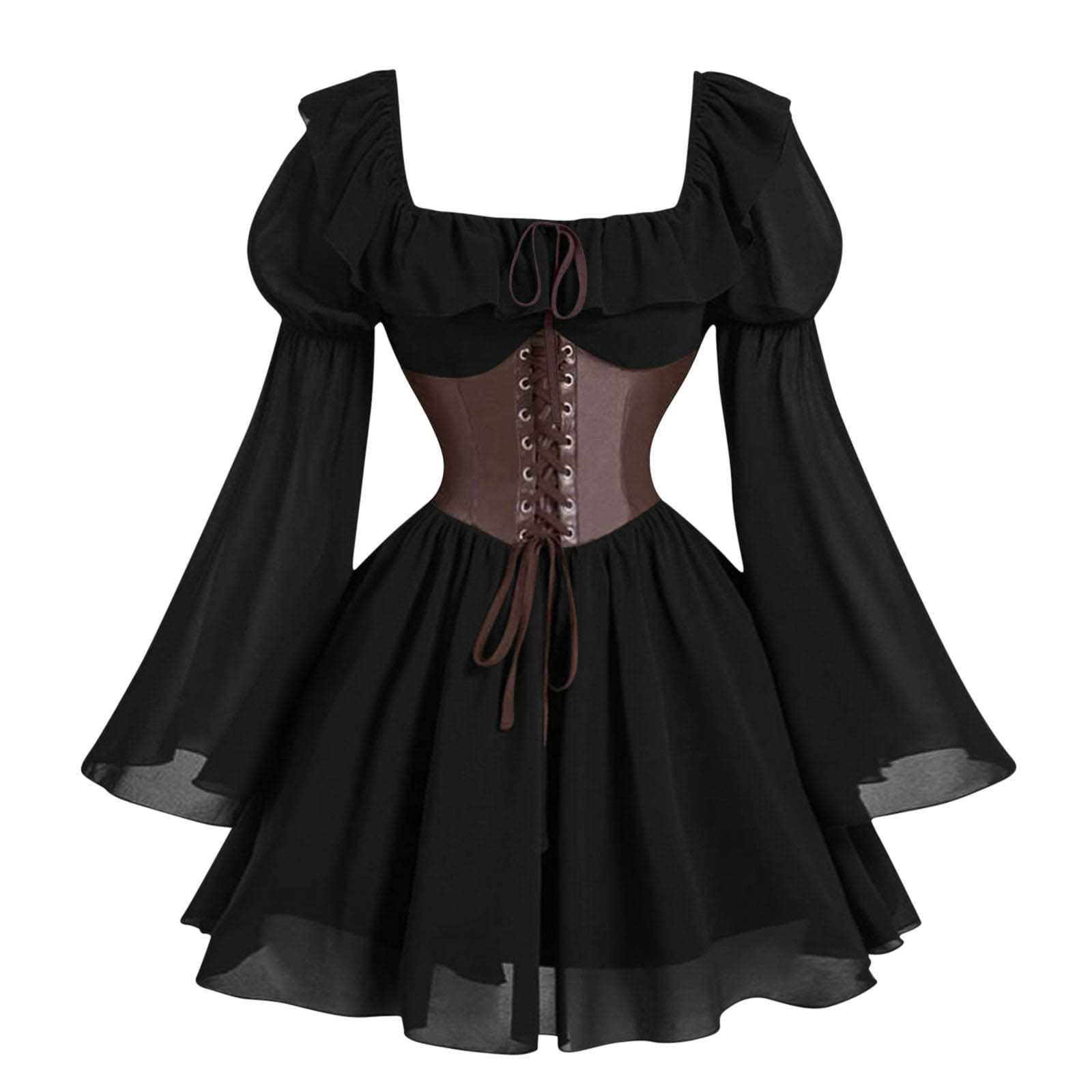 فستان نسائي بأكمام طويلة من عص - مراجعة Women'S Fashion Victorian وسعره