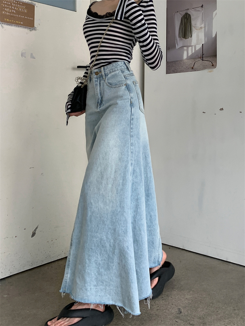 تنورة جينز نسائية Y2K موضة 202 - مراجعة Women Fashion Jeans وسعره
