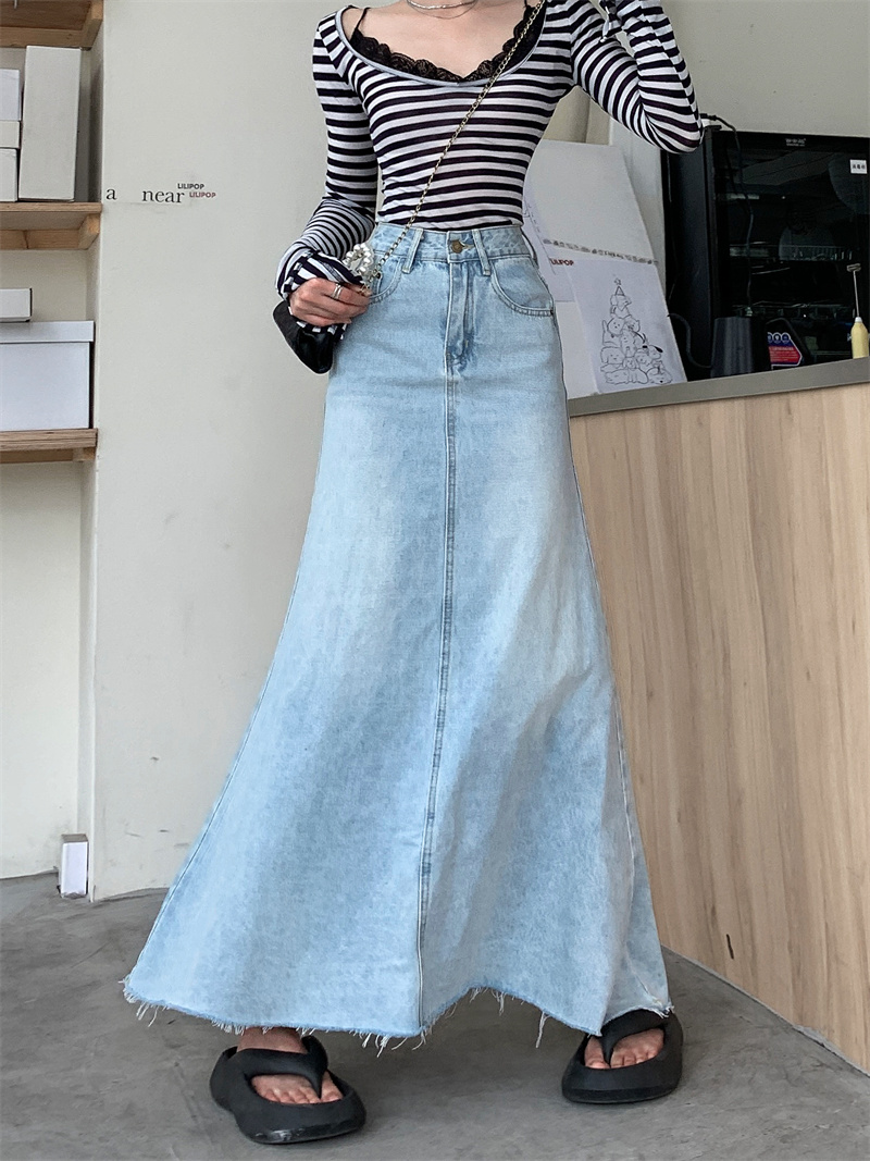 تنورة جينز نسائية Y2K موضة 202 - مراجعة Women Fashion Jeans وسعره