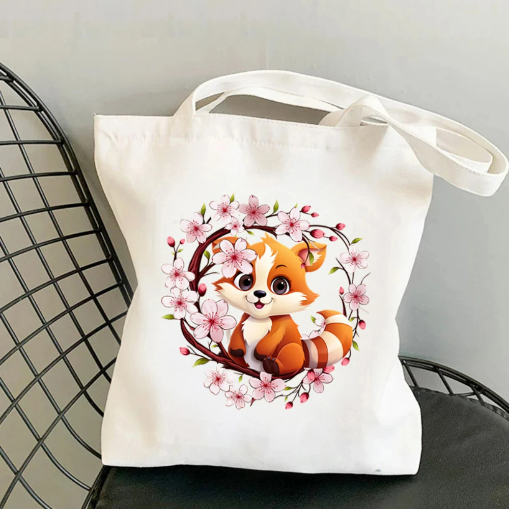 حقيبة قماشية مطبوعة بزهور الكر - مراجعة Canvas Tote Bag وسعره