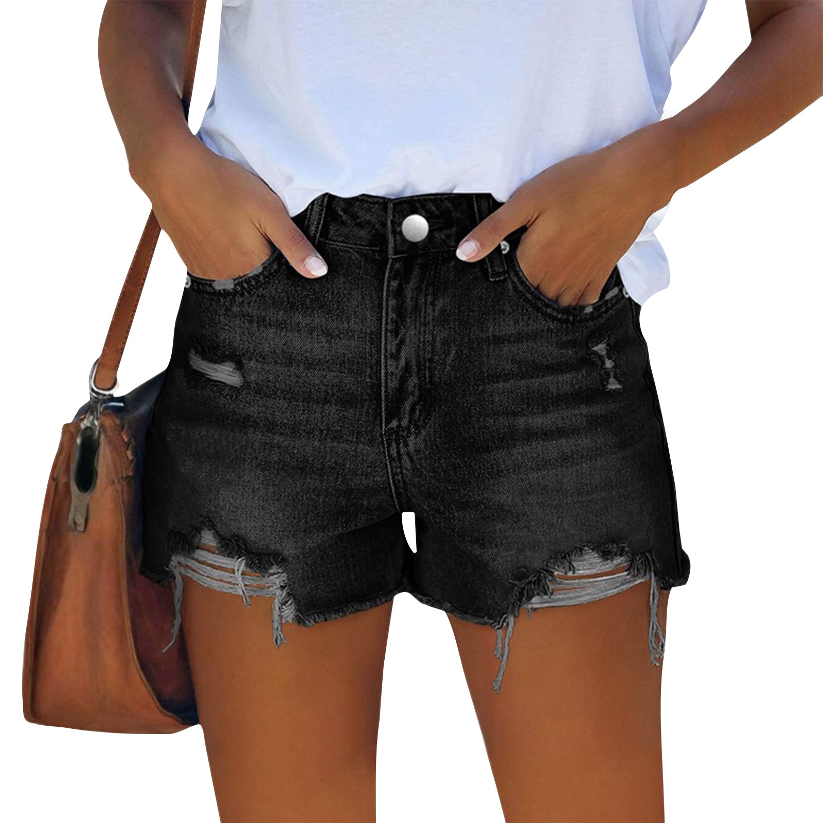 شورتات جينز نسائية عصرية واسعة - مراجعة Women Fashion Jeans وسعره