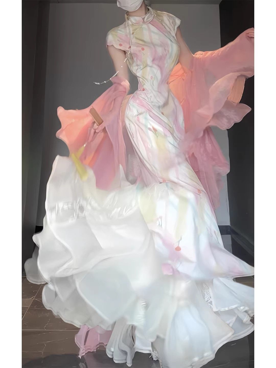 فستان شيونغسام صيني الطراز عصر - مراجعة Floral Summer Dress وسعره