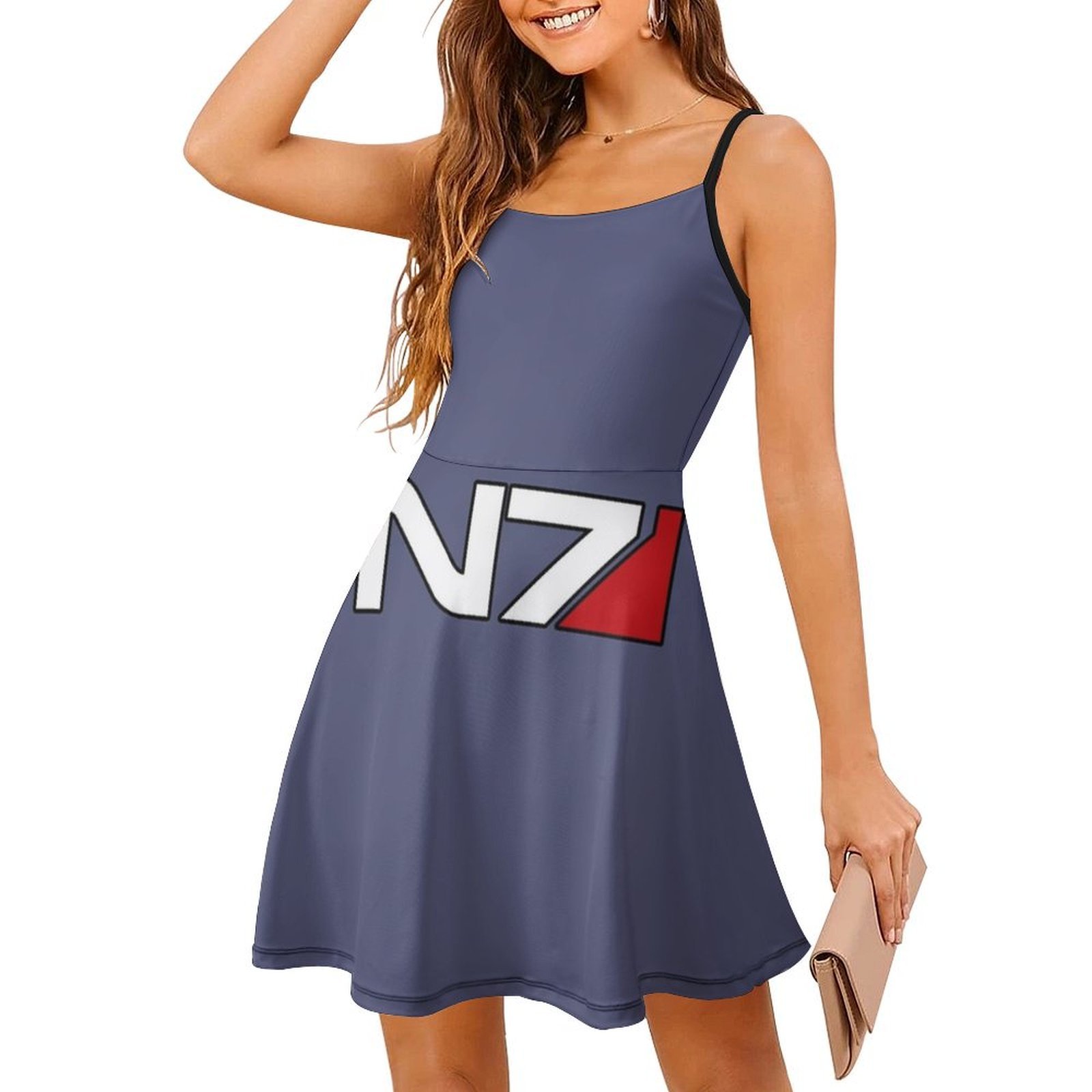 N7 شعار الأزهار سموك فستان للن - مراجعة Floral Summer Dress وسعره